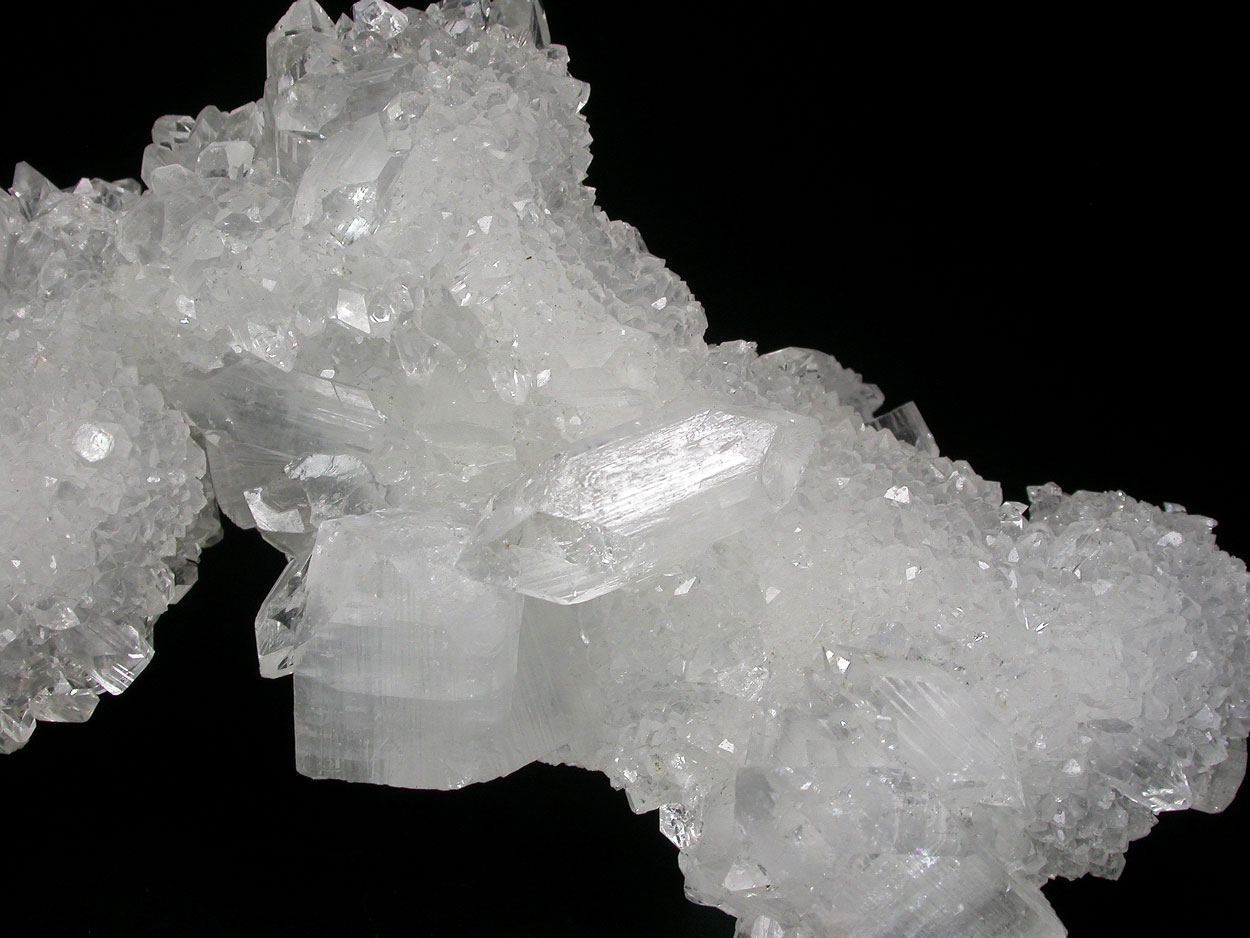 Fluorapophyllite & Quartz