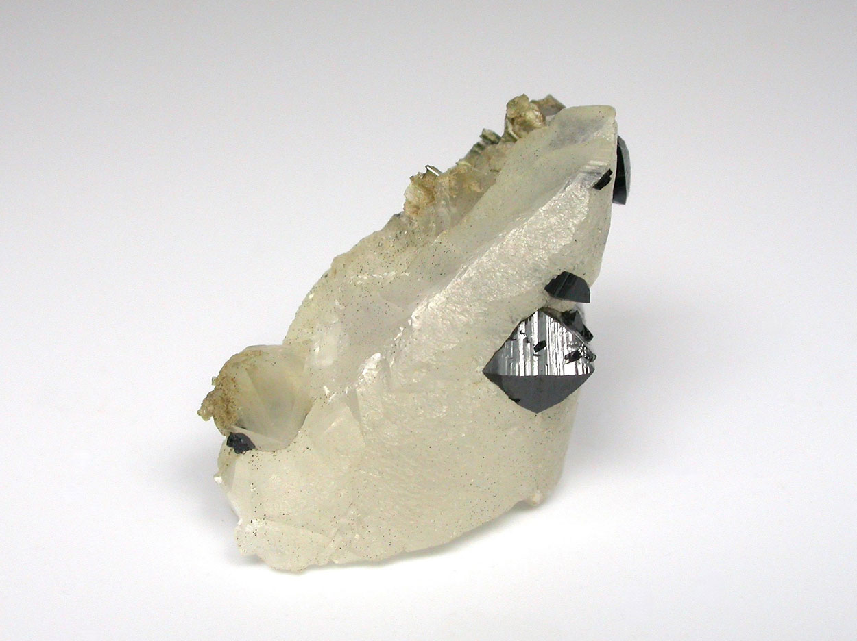 Ilvaite & Quartz On Calcite