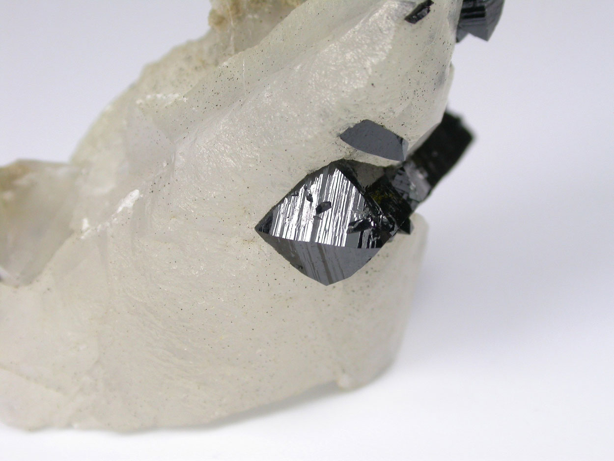 Ilvaite & Quartz On Calcite