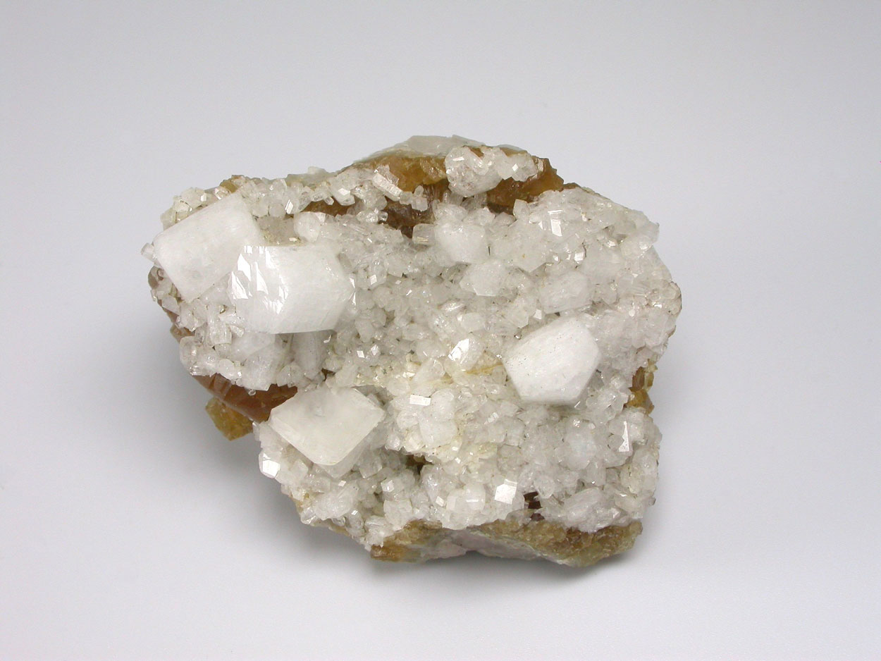 Harmotome On Calcite