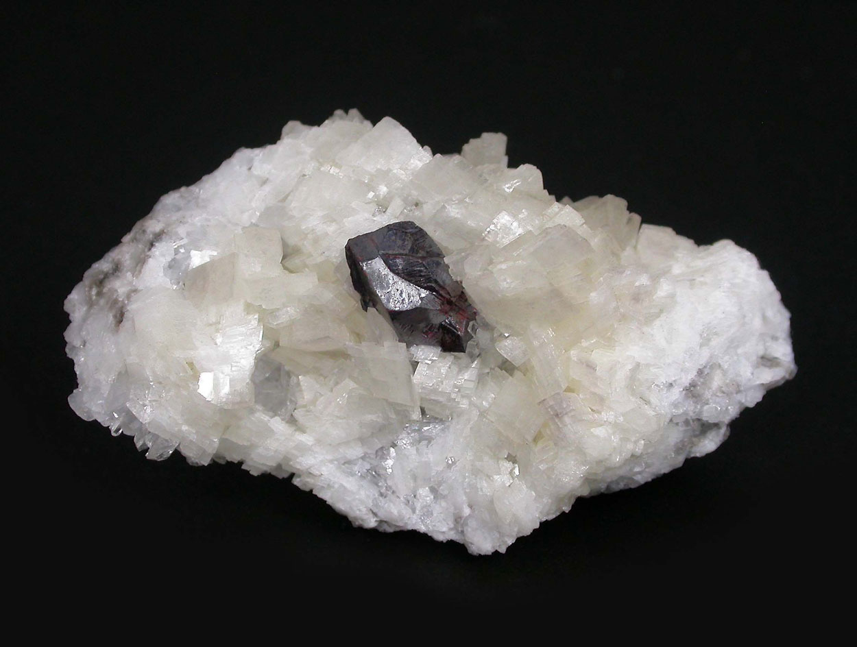 Cinnabar On Dolomite