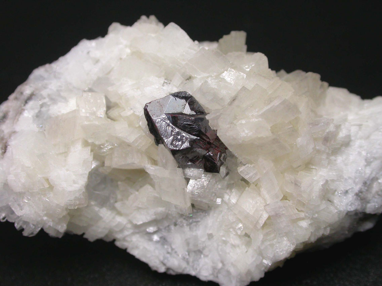 Cinnabar On Dolomite