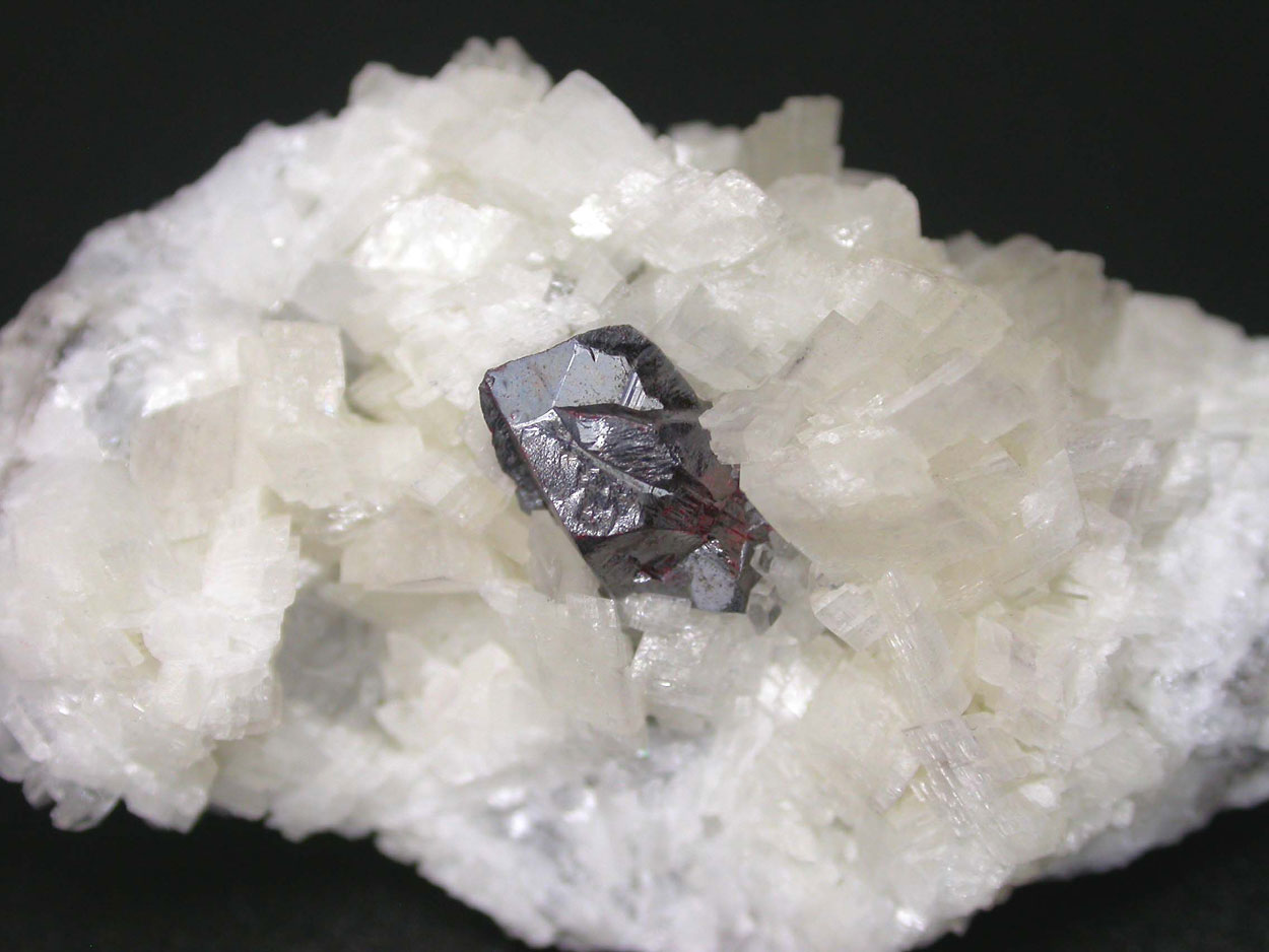 Cinnabar On Dolomite