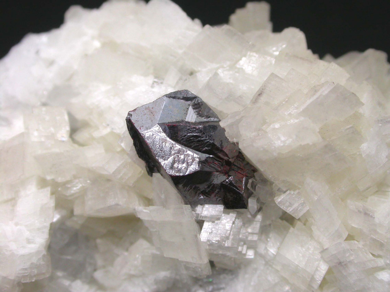 Cinnabar On Dolomite