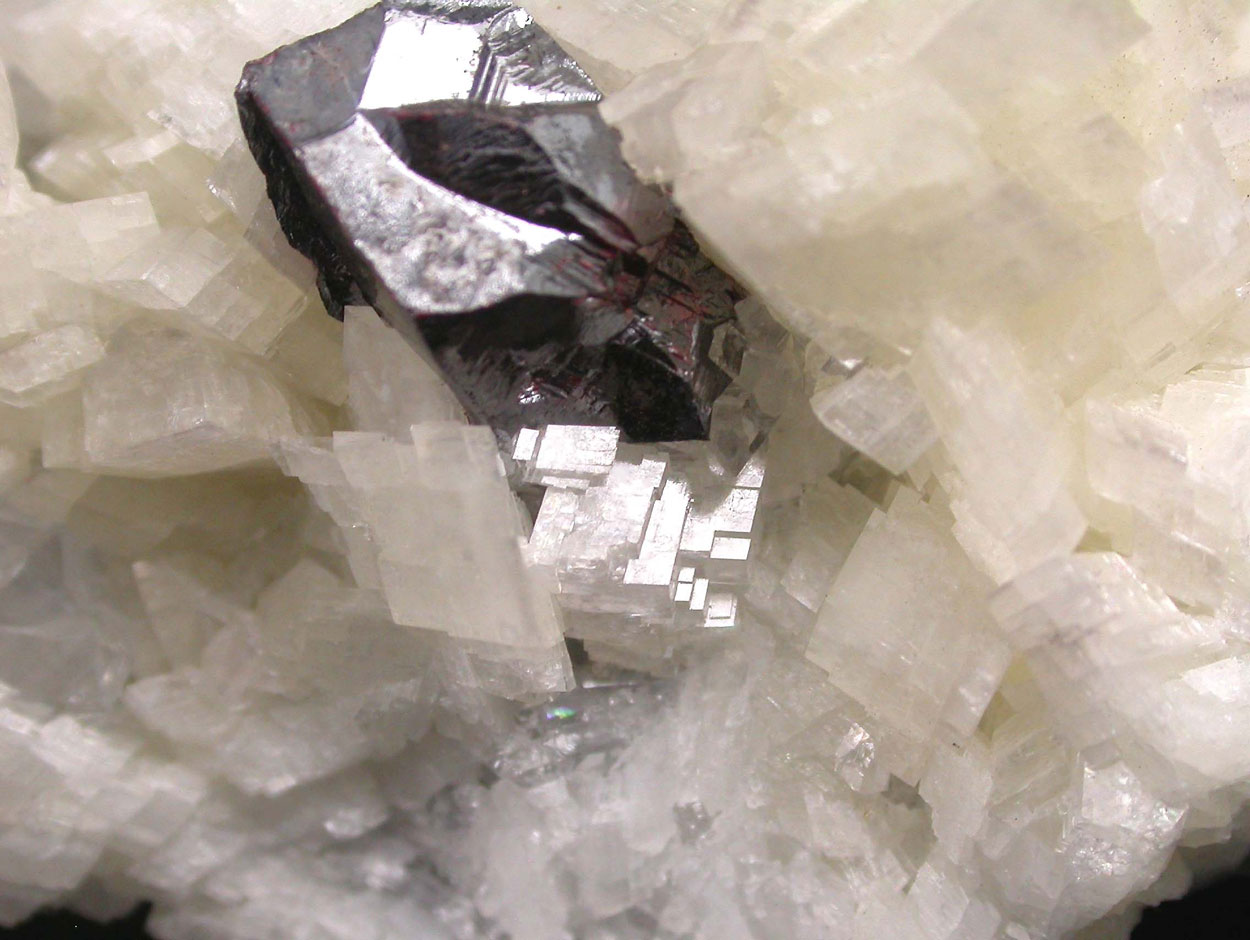 Cinnabar On Dolomite