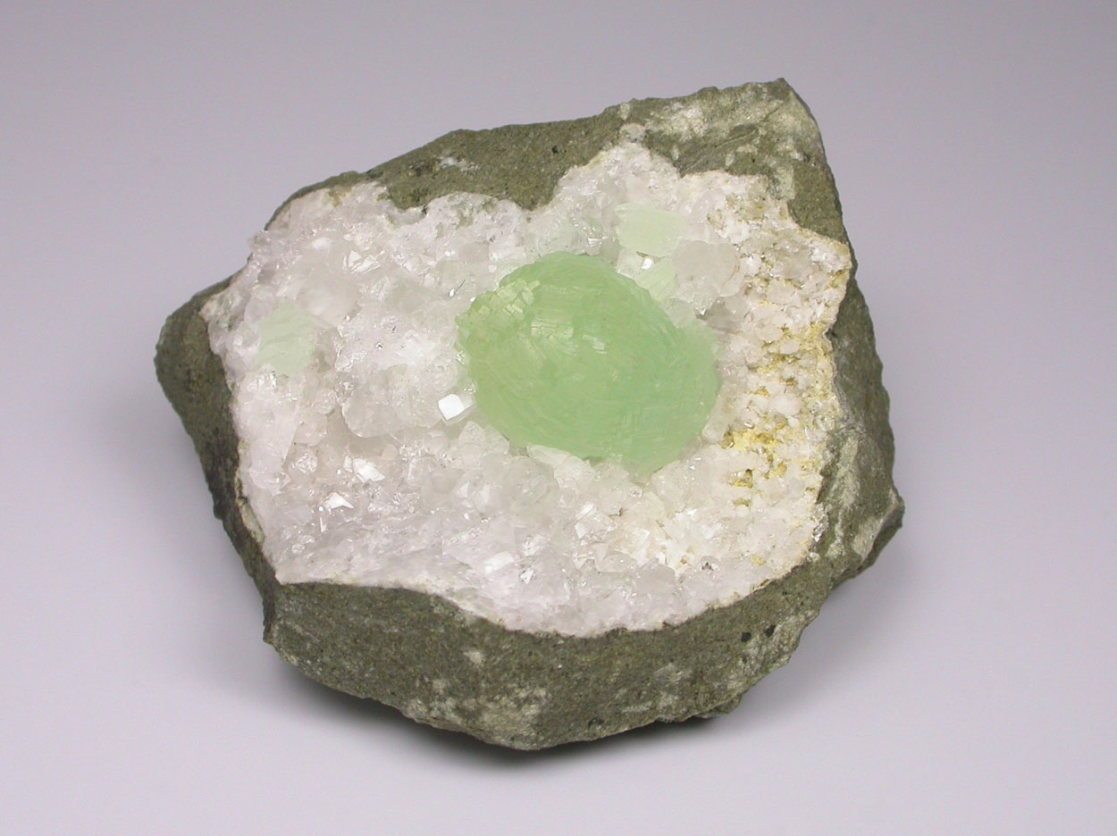 Prehnite Calcite & Quartz