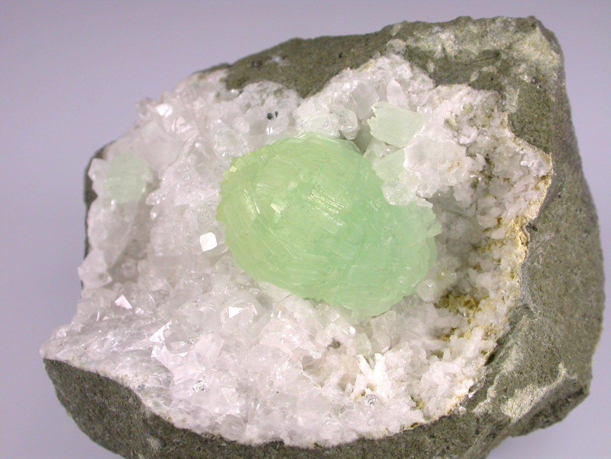 Prehnite Calcite & Quartz