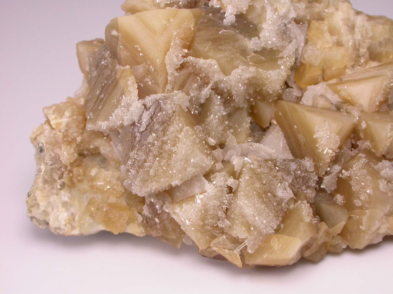 Harmotome On Calcite