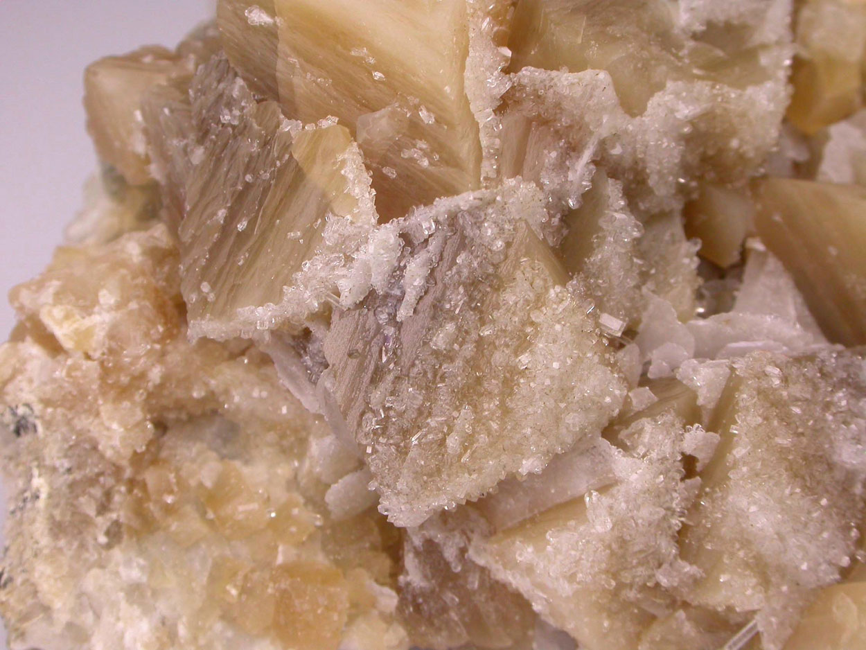 Harmotome On Calcite