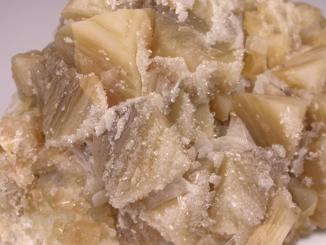 Harmotome On Calcite