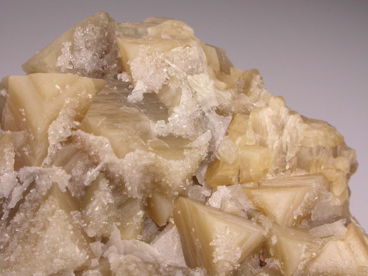 Harmotome On Calcite