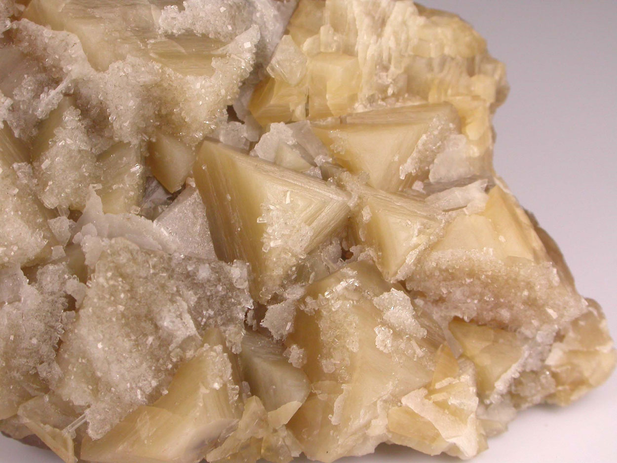 Harmotome On Calcite