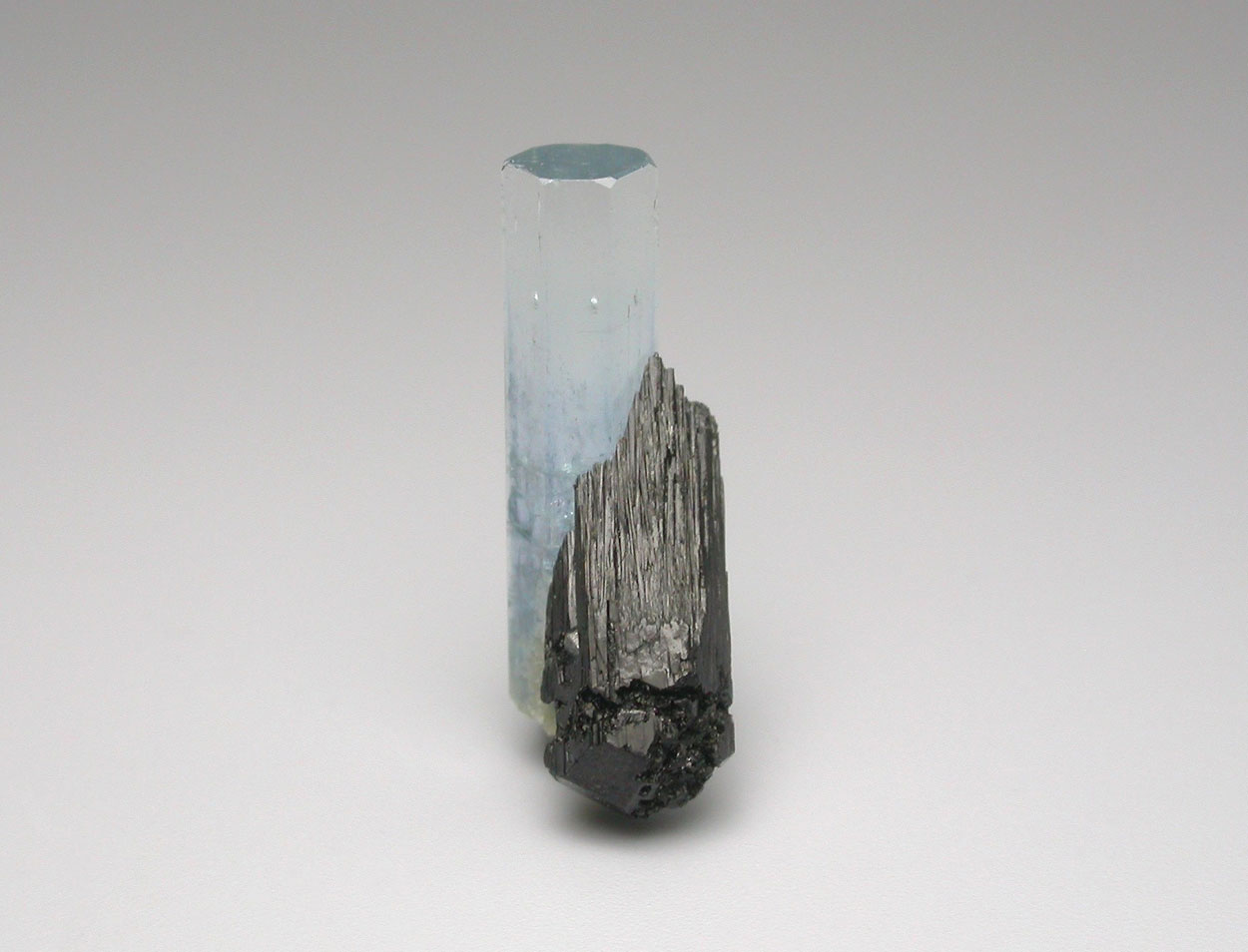 Aquamarine & Schorl