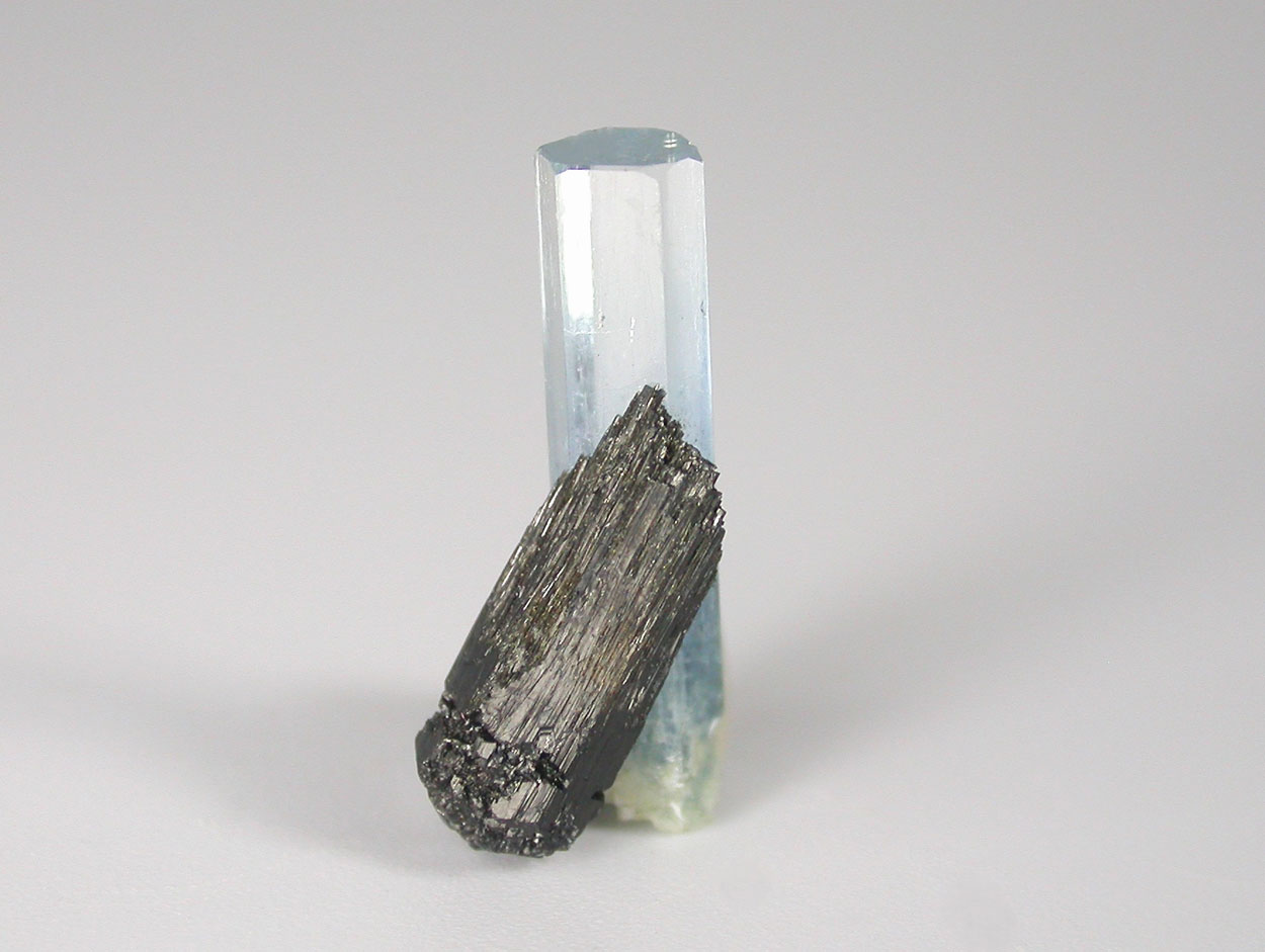 Aquamarine & Schorl