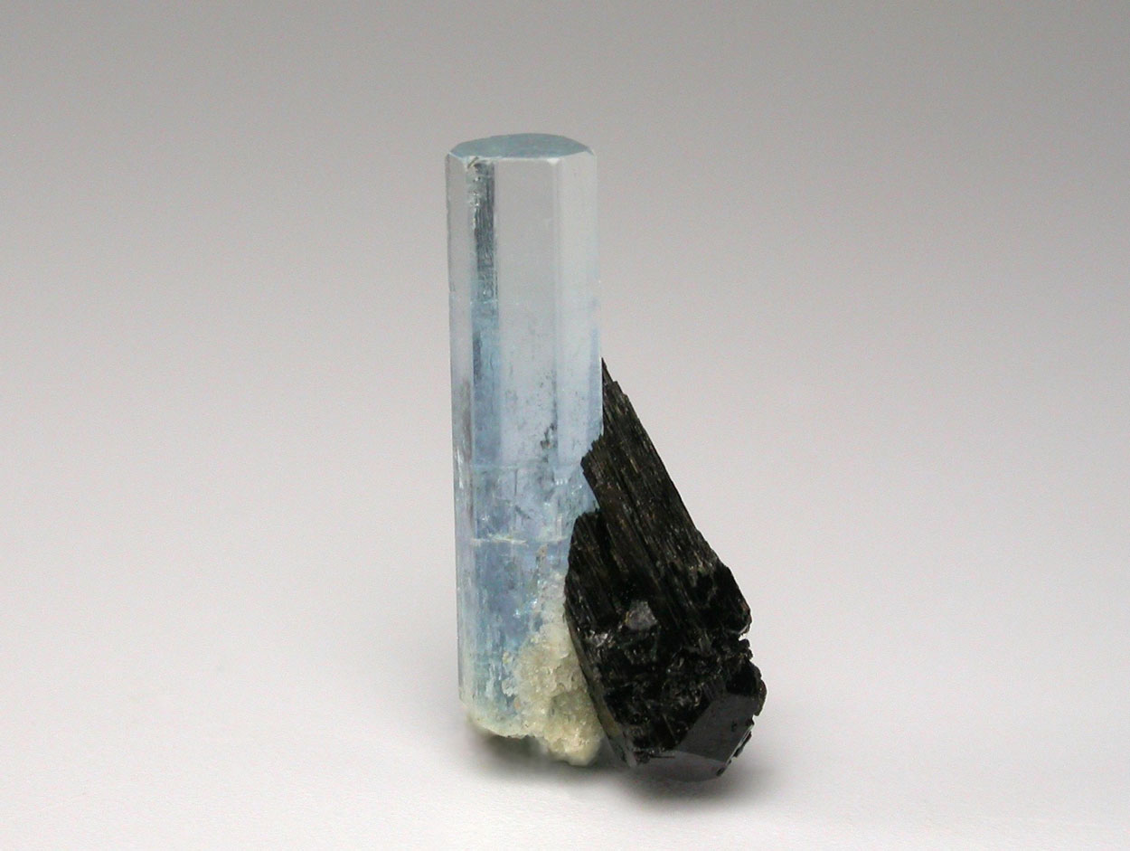 Aquamarine & Schorl