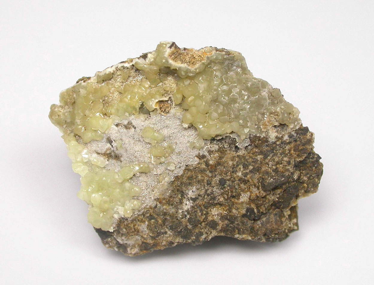 Smithsonite On Baryte