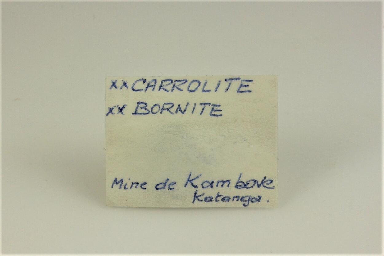 Carrollite With Bornite