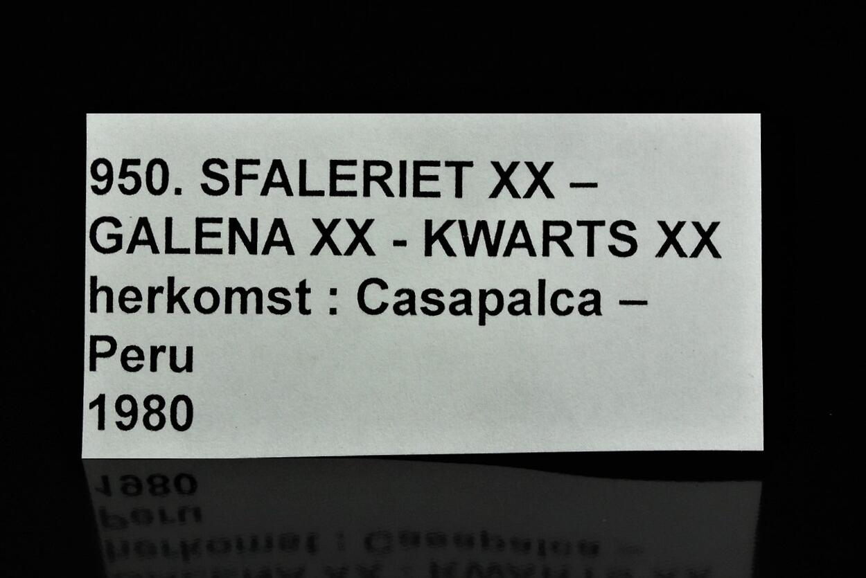 Sphalerite With Galena Quartz