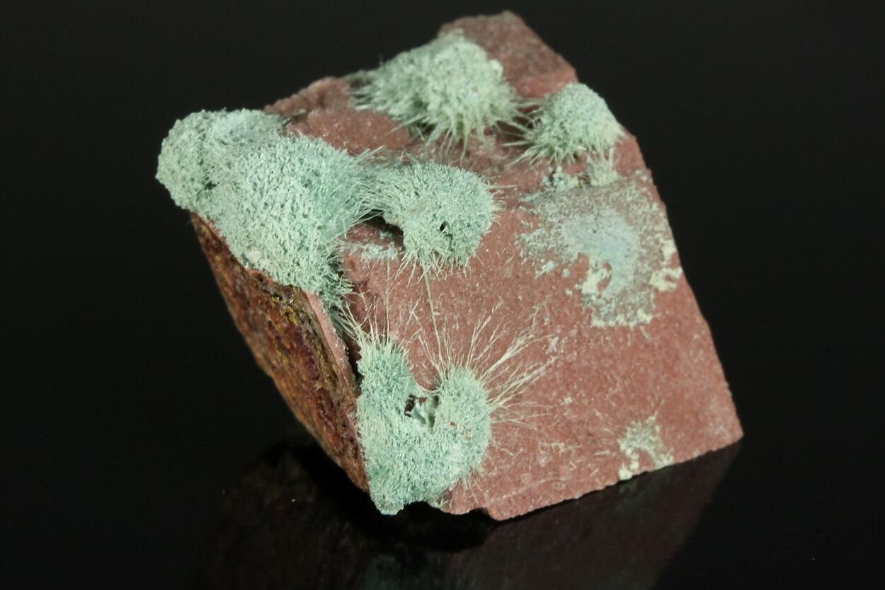 Plancheite On Calcite