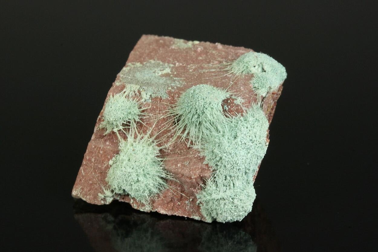 Plancheite On Calcite