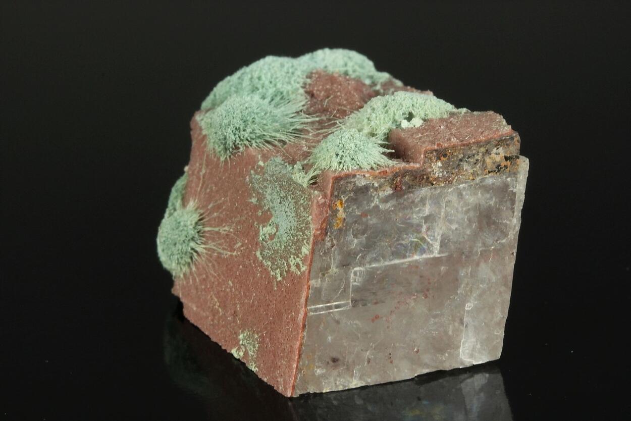 Plancheite On Calcite