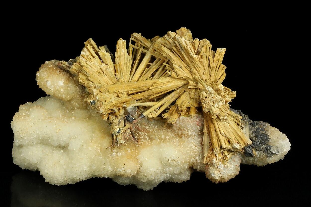 Stibiconite Psm Stibnite On Quartz