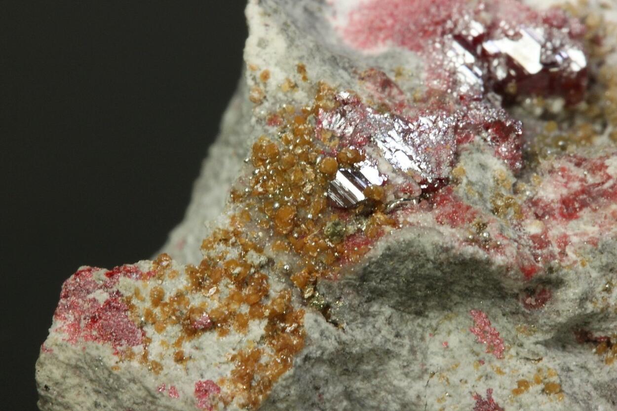 Cinnabar Mercury & Siderite