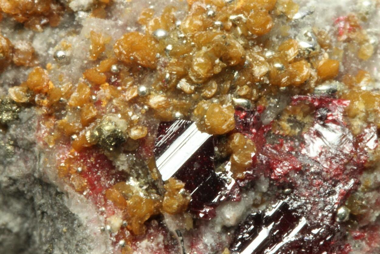 Cinnabar Mercury & Siderite