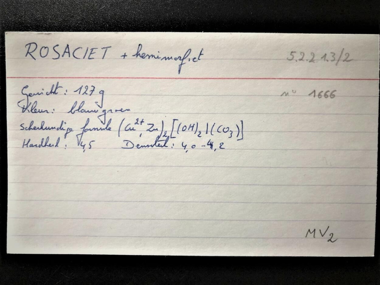 Rosasite With Hemimorphite