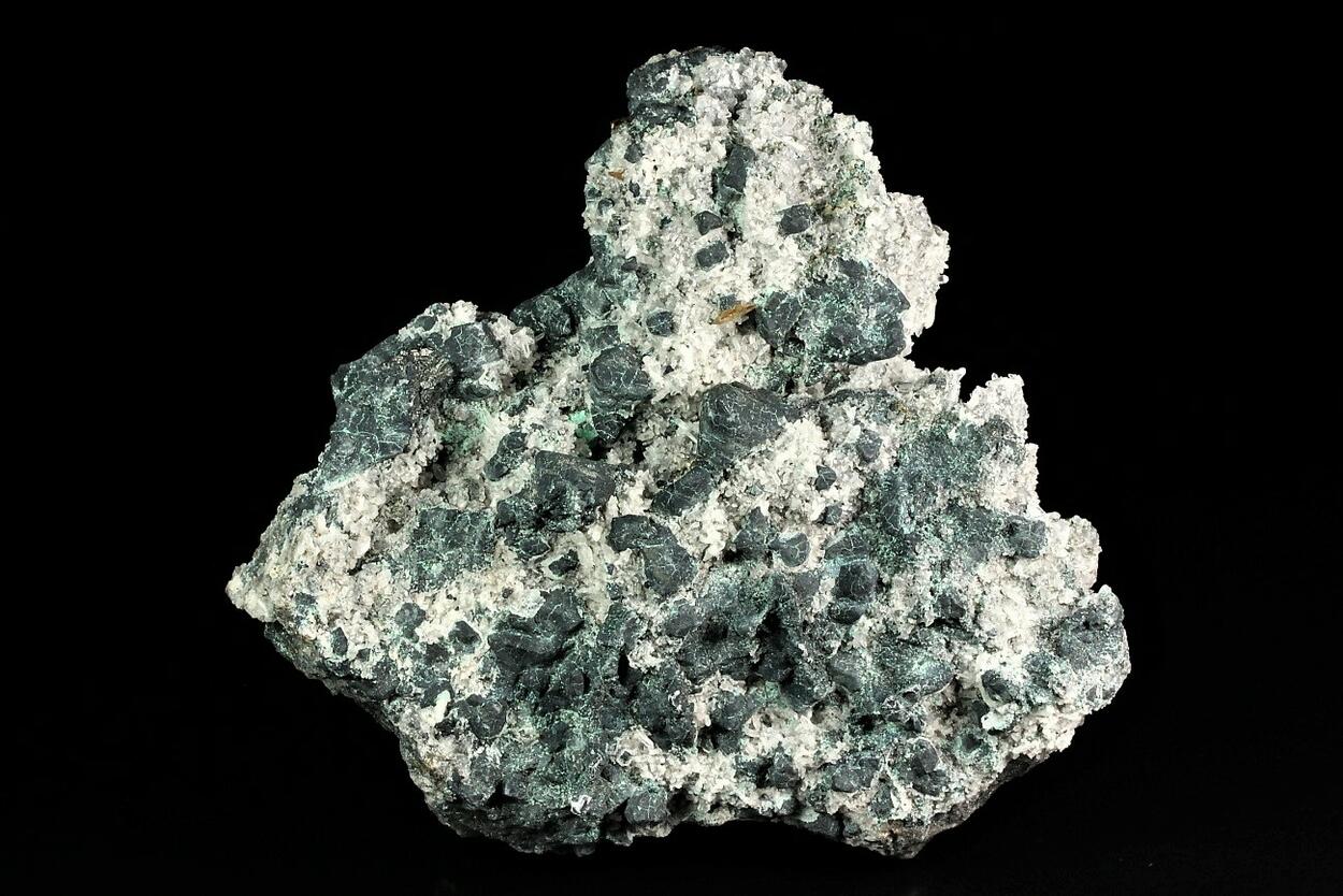 Tennantite & Wulfenite On Quartz