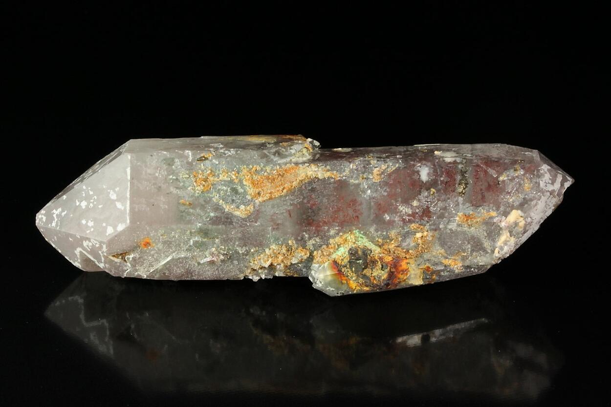Native Copper In Scepter Quartz
