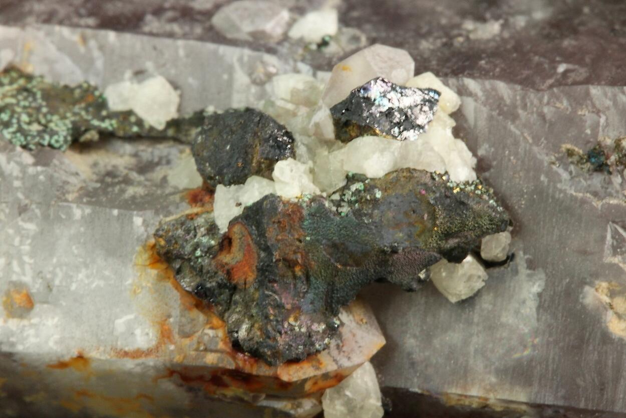 Native Copper In Scepter Quartz