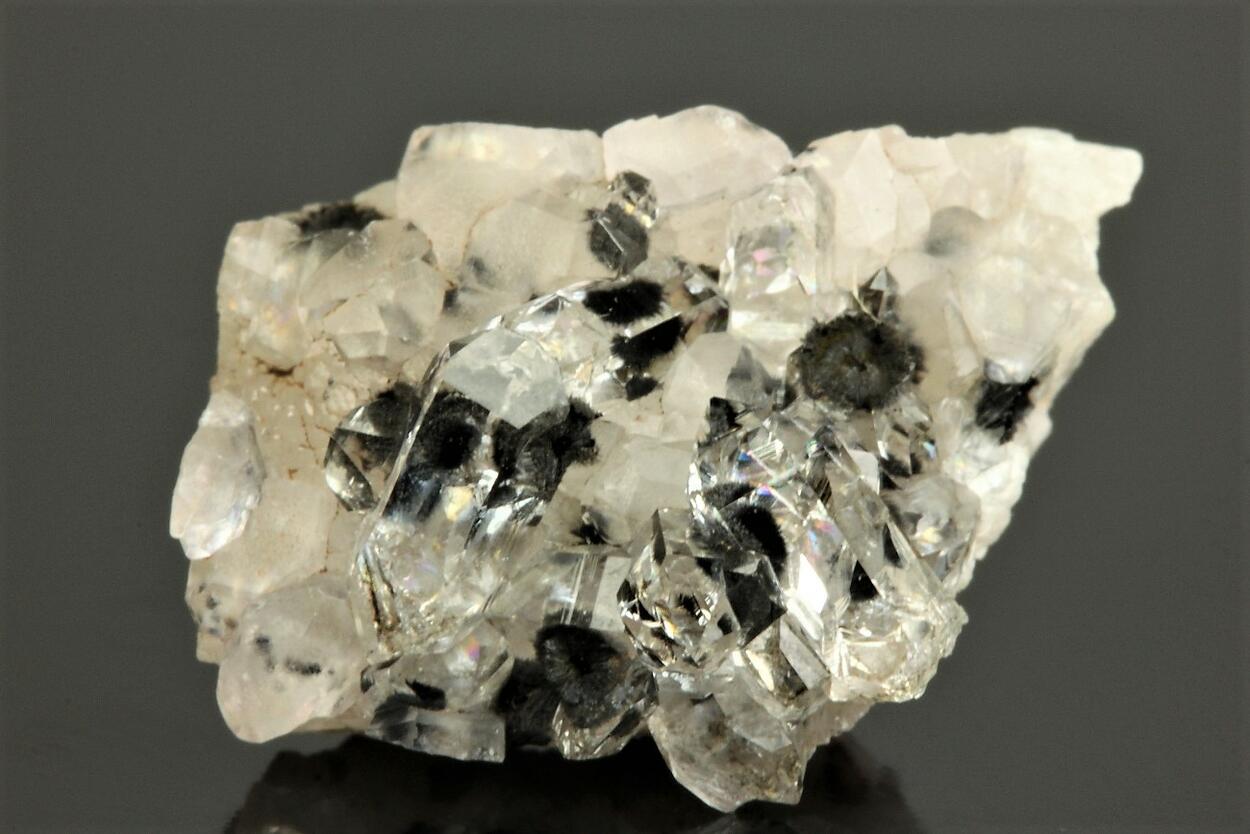 Asbolane & Cryptomelane In Quartz