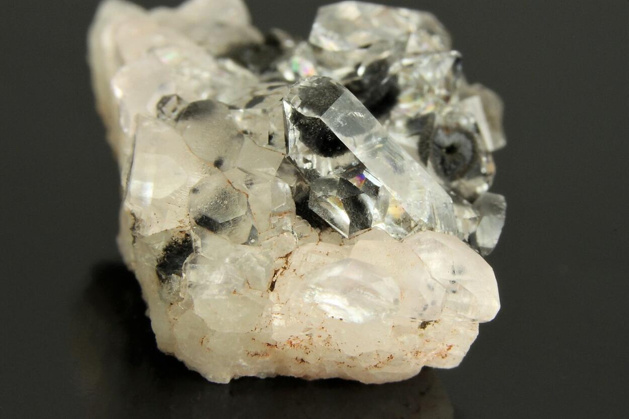 Asbolane & Cryptomelane In Quartz