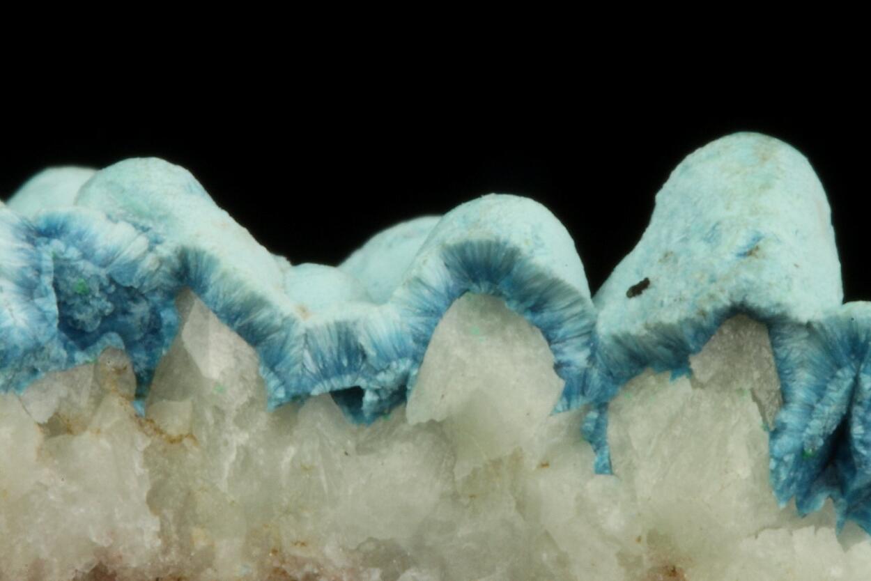 Plancheite On Calcite