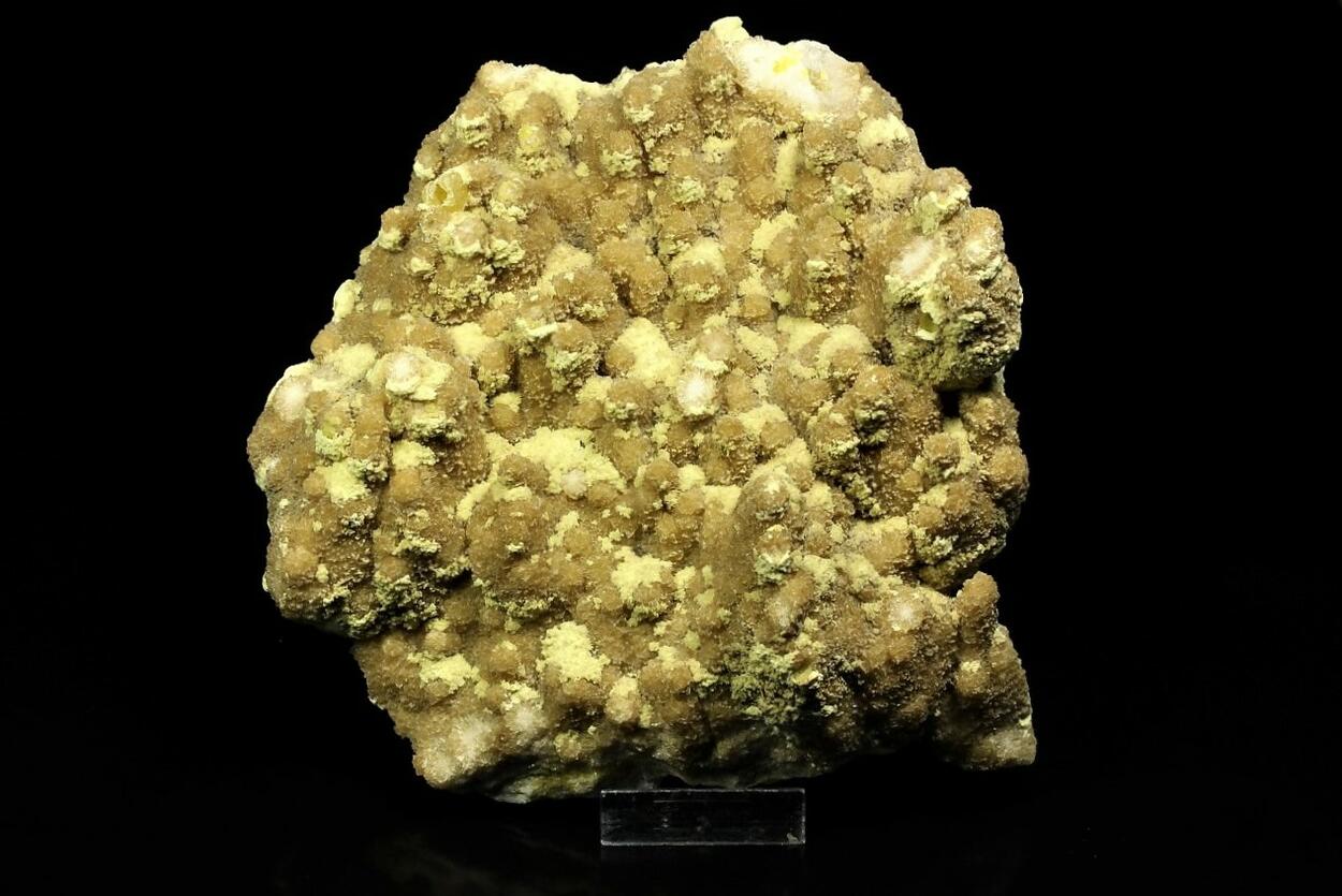 Sulphur On Calcite