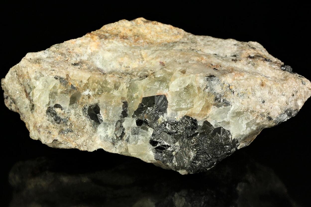 Ferberite With Fluorite