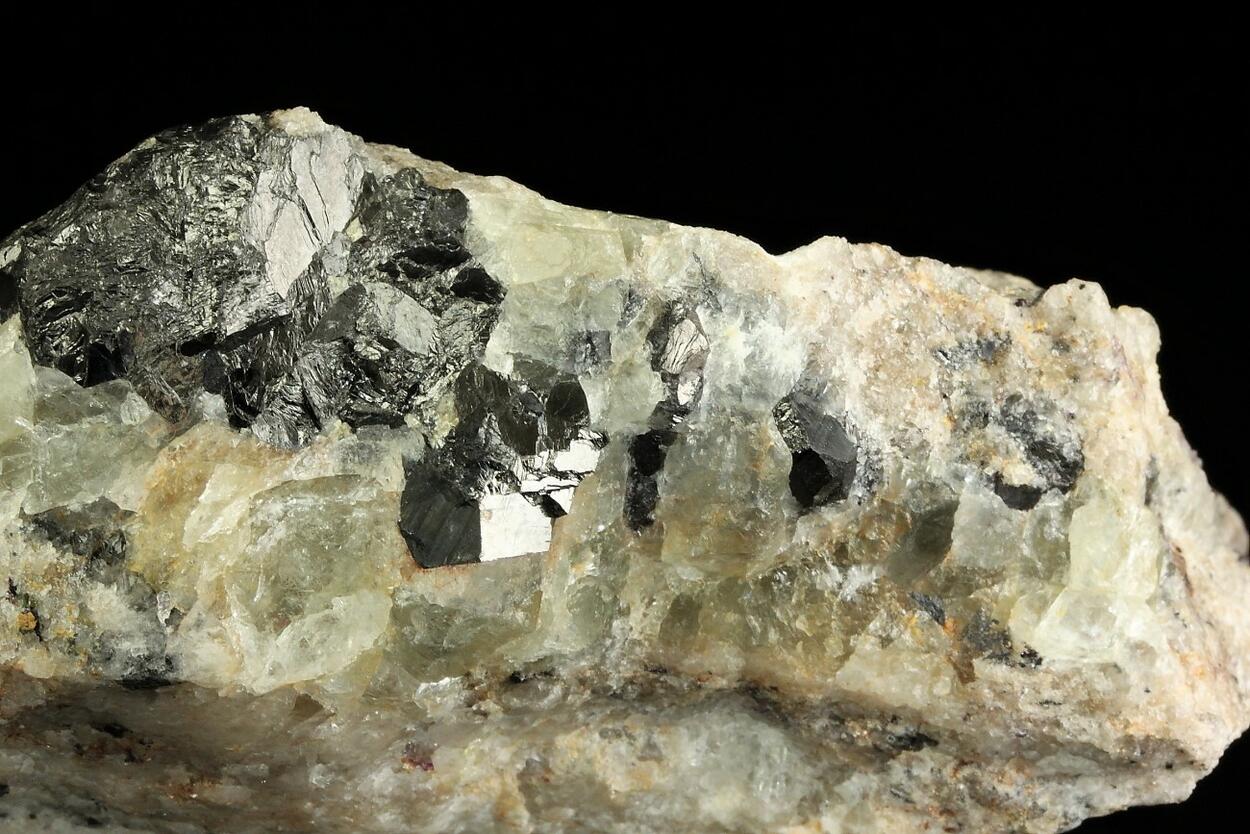 Ferberite With Fluorite