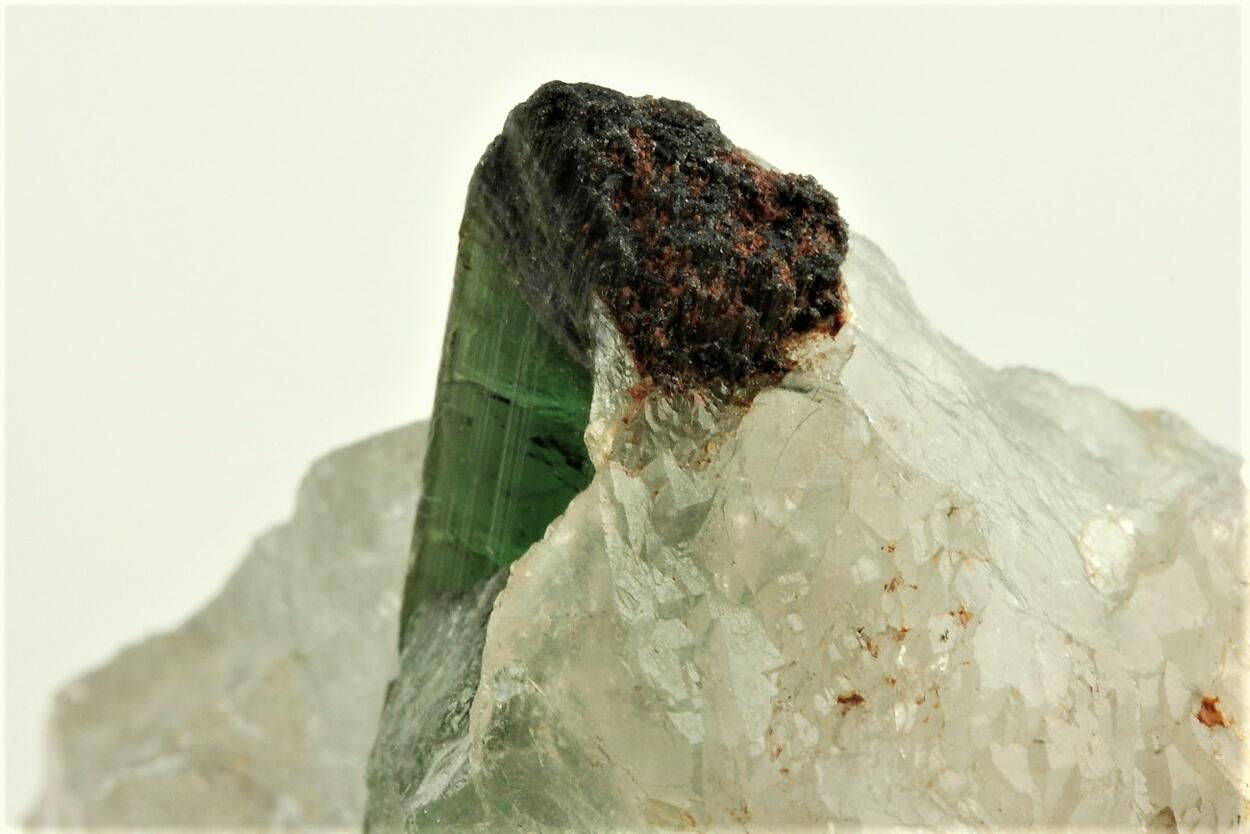 Elbaite In Quartz