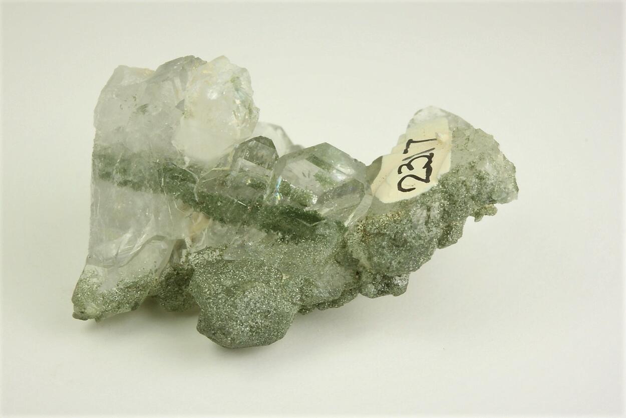 Faden Quartz With Chlorite Inclusions