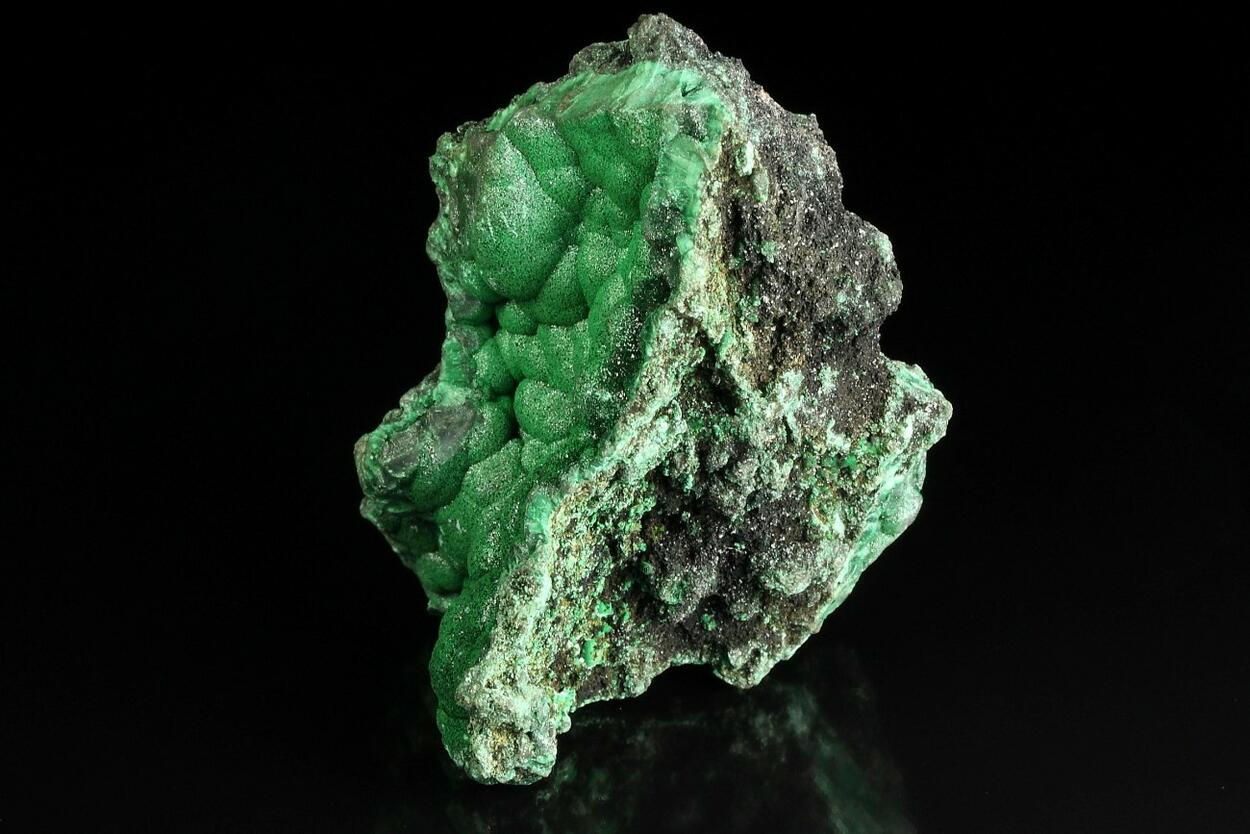 Malachite With Heterogenite
