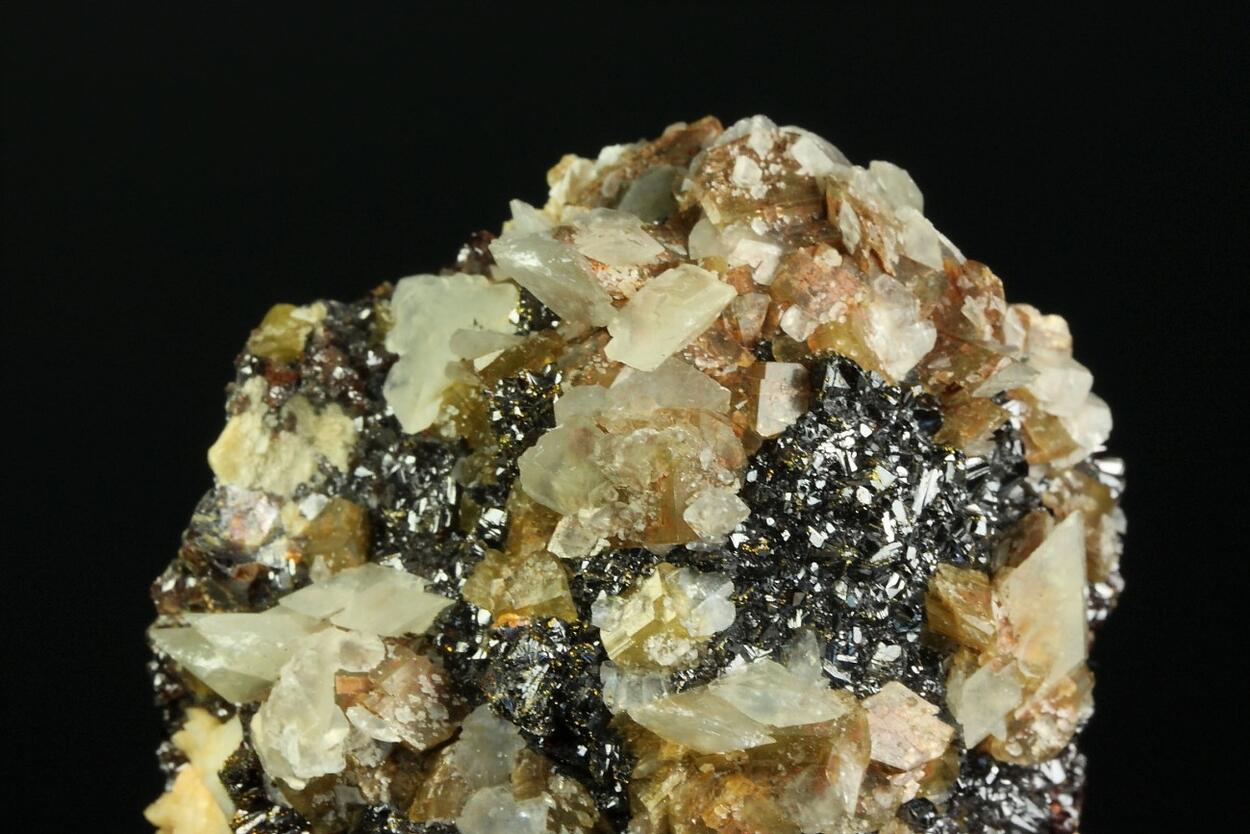 Sphalerite Siderite & Calcite