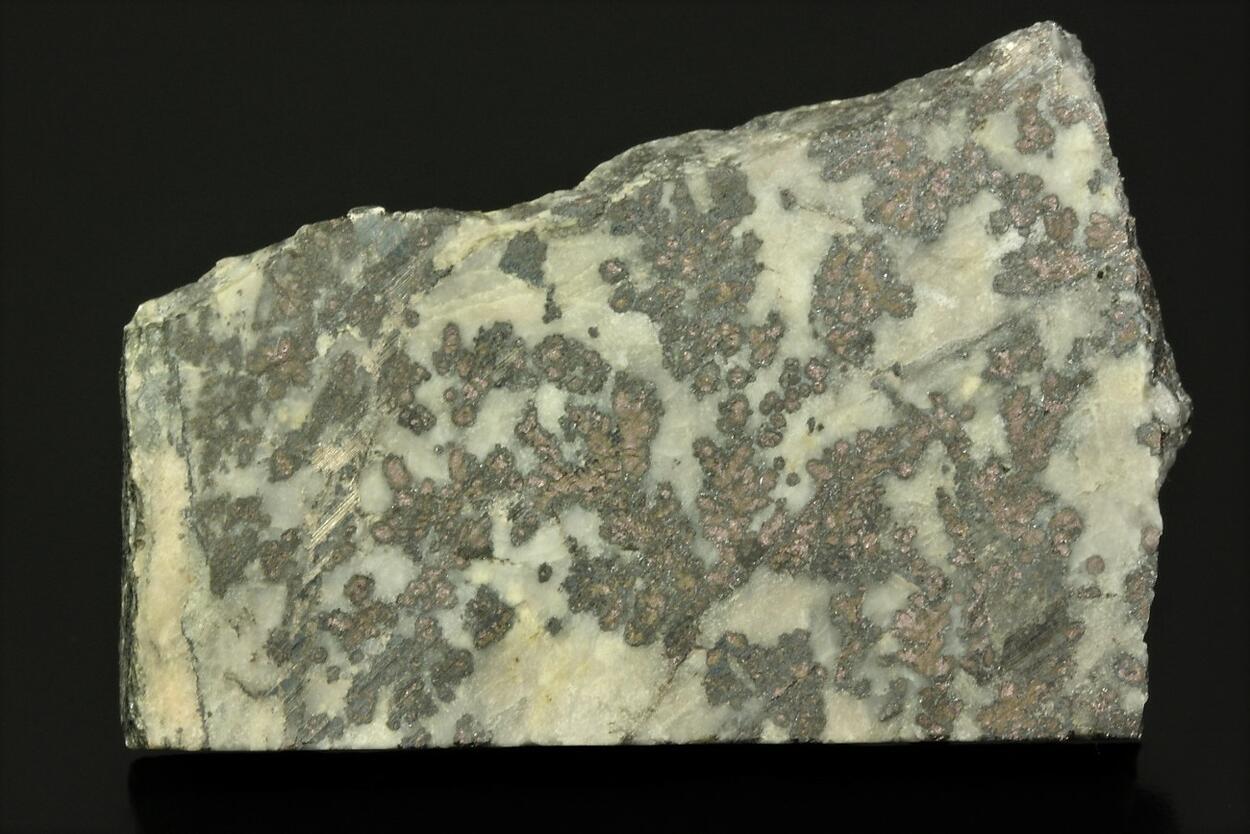 Native Silver With Safflorite