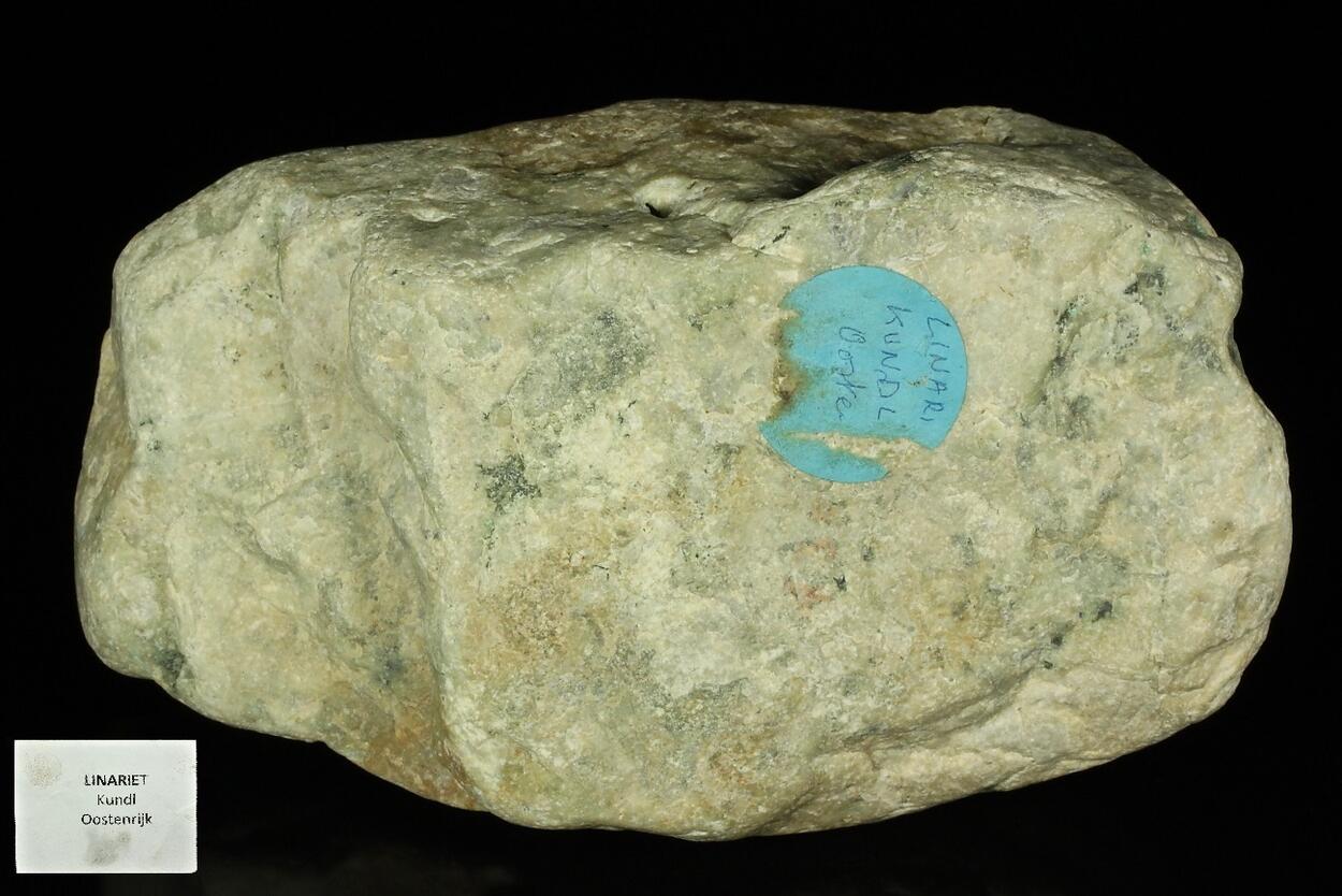 Azurite With Tyrolite