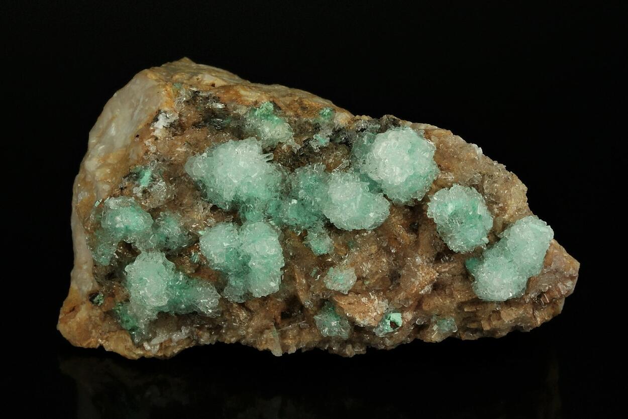Rosasite With Selenite