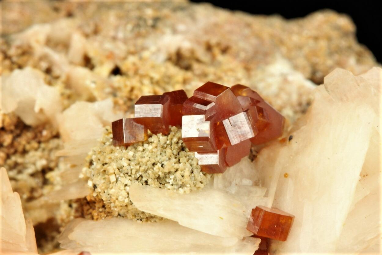 Vanadinite On Baryte