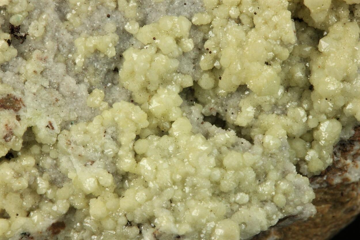 Mimetite With Native Copper