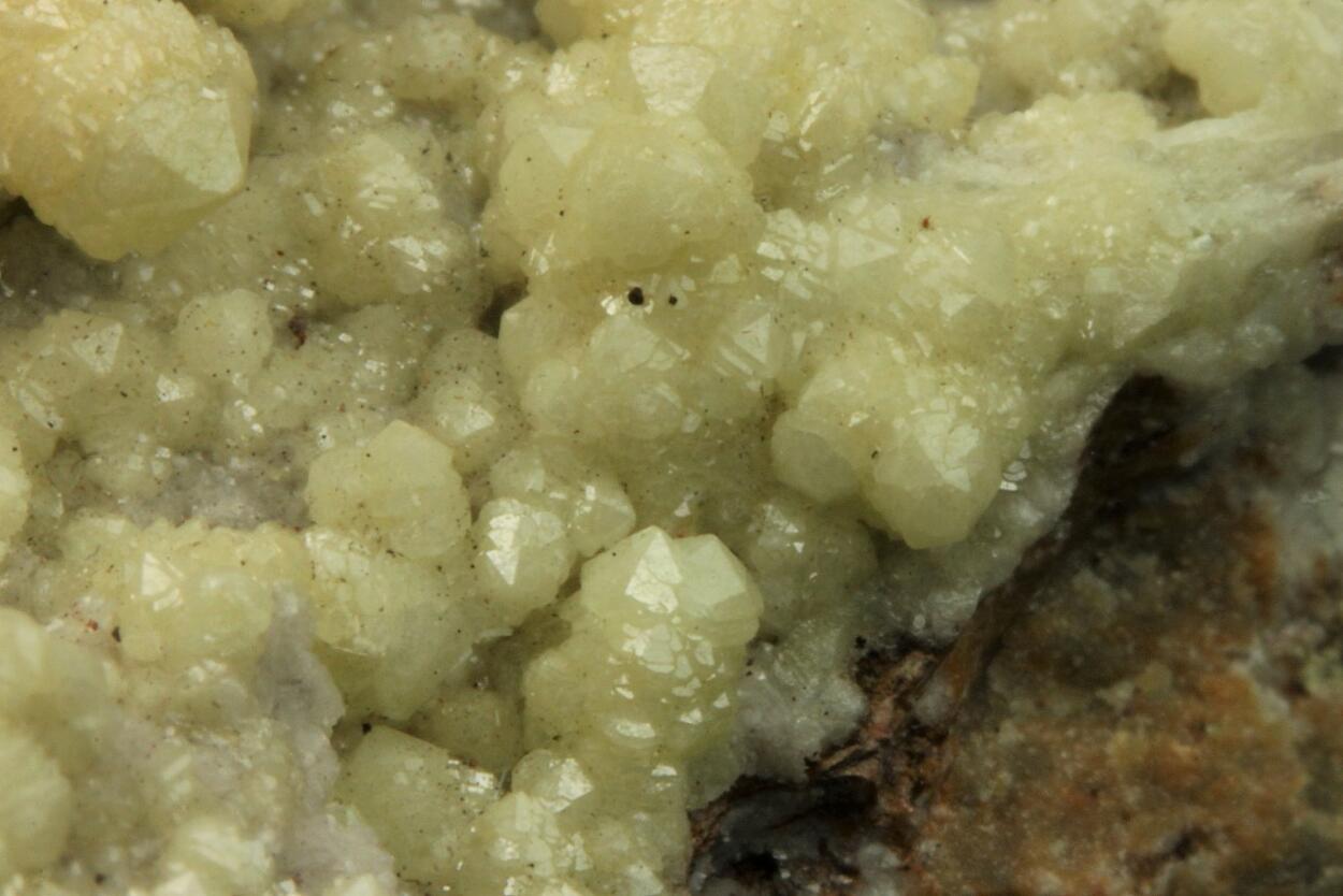 Mimetite With Native Copper