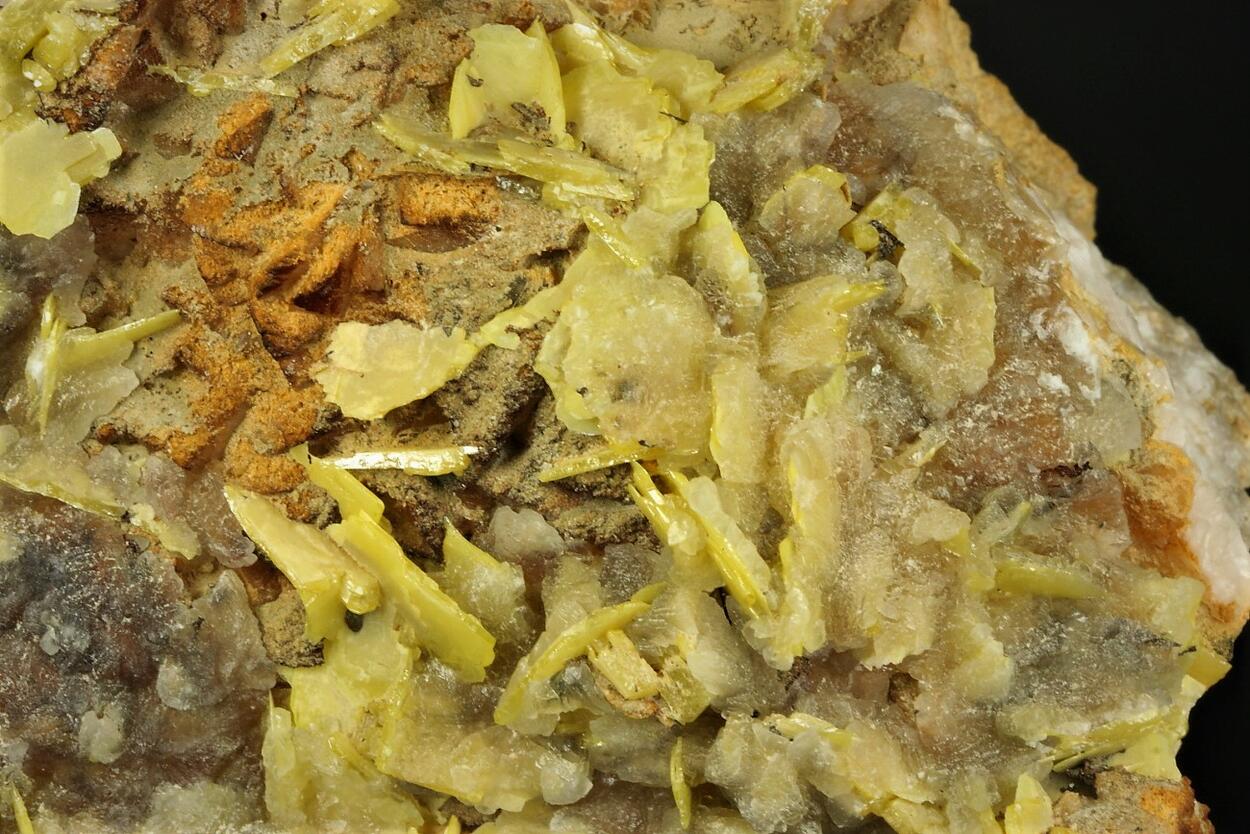 Wulfenite On Dolomite