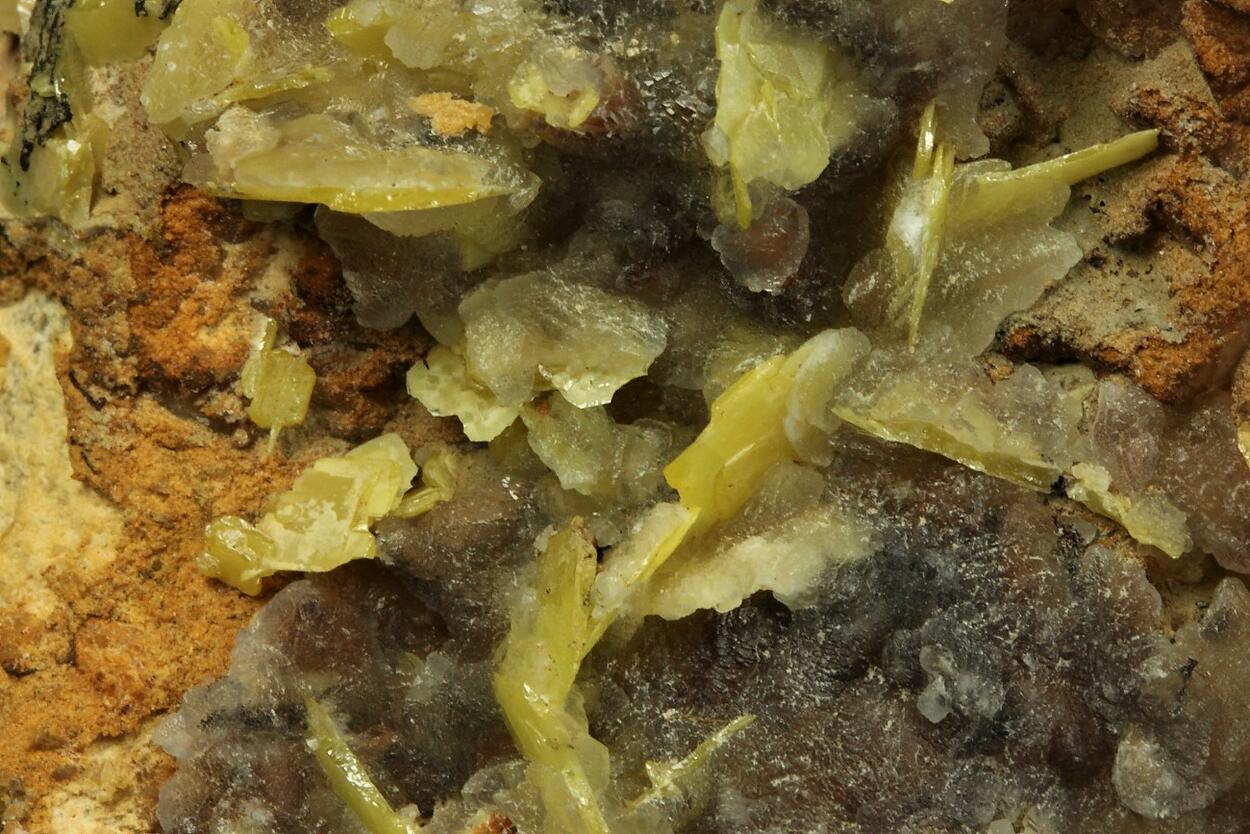 Wulfenite On Dolomite